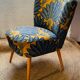 Vintage cocktail armchair