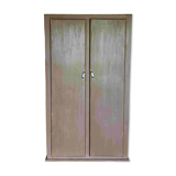 Old handcrafted wardrobe refurbished