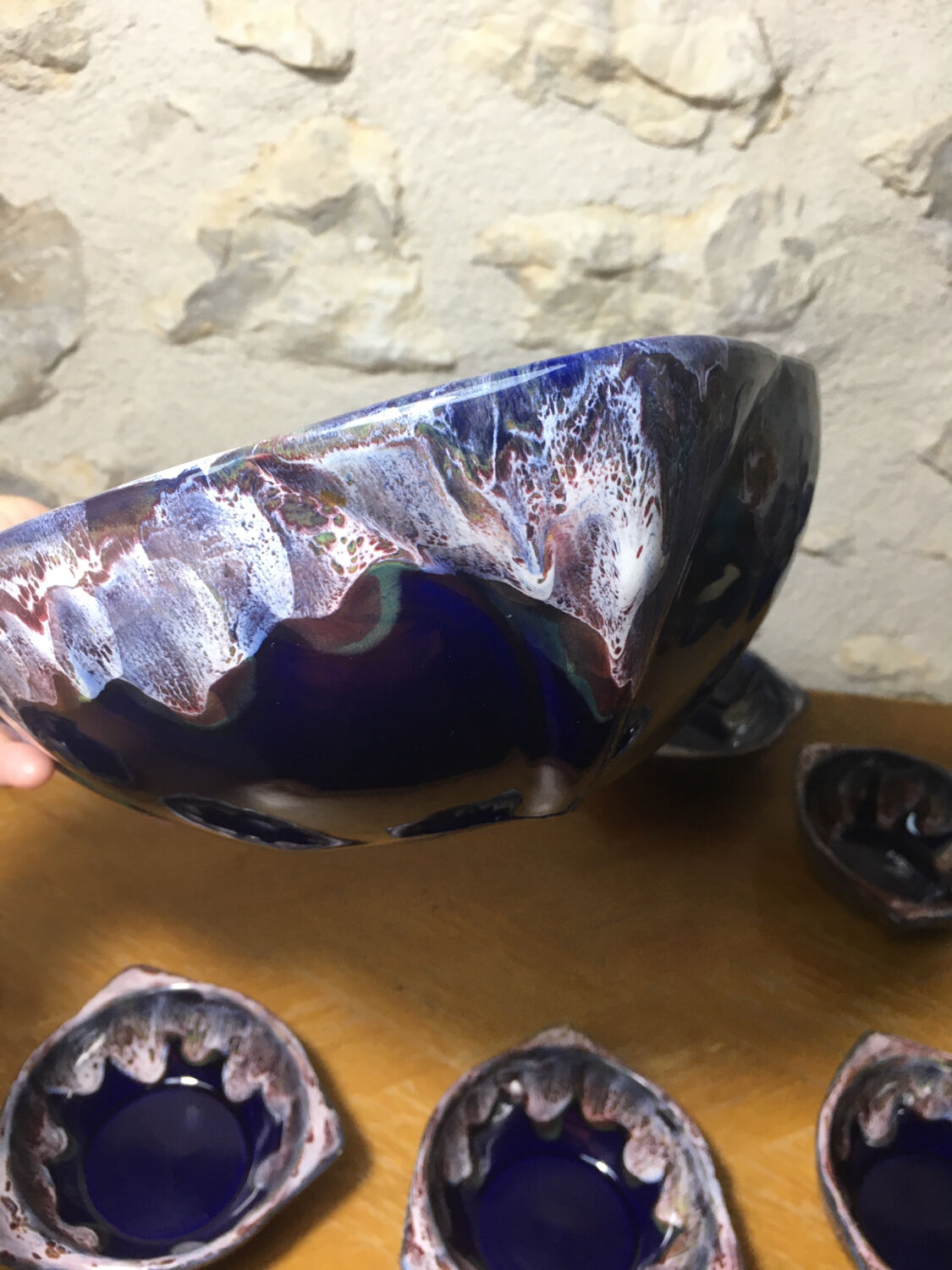 Ceramic set by Gaubier