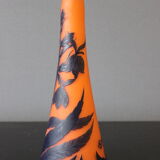 Glass paste vase by Richard circa 1920