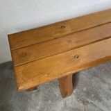 Scandinavian oak bench
