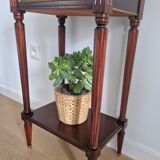 Pedestal table bedside Louis XVI mahogany style