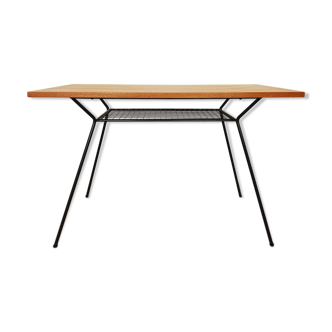 Swedish mid-century modern teakwood dining table or desk