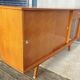 Sideboard 1960 diamond marquetry and showcase 180x45