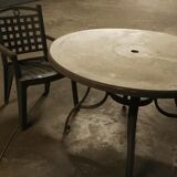 Garden table and 5 chairs