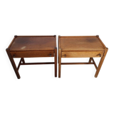 Pairs of Jacques Hauville bedside tables for Rochebobois