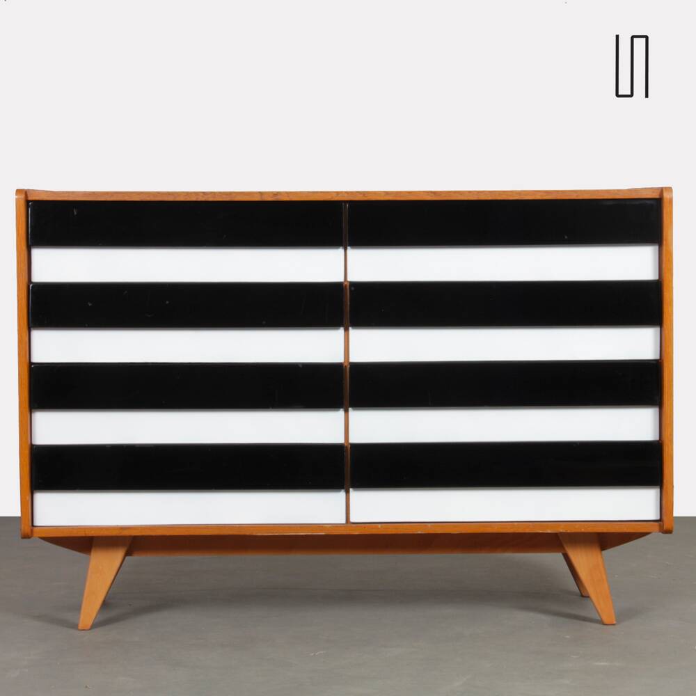 Vintage chest of drawers by Jiri Jiroutek, model U-453 from the 1960s