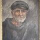 Fred Pailhès (1902-1991) "The Fisherman" Oil on panel signed