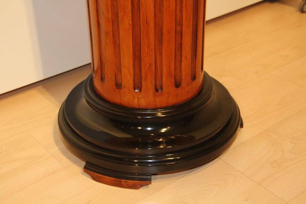 Neoclassical Rotating Pedestal in Beech Wood, Germany, 1920s