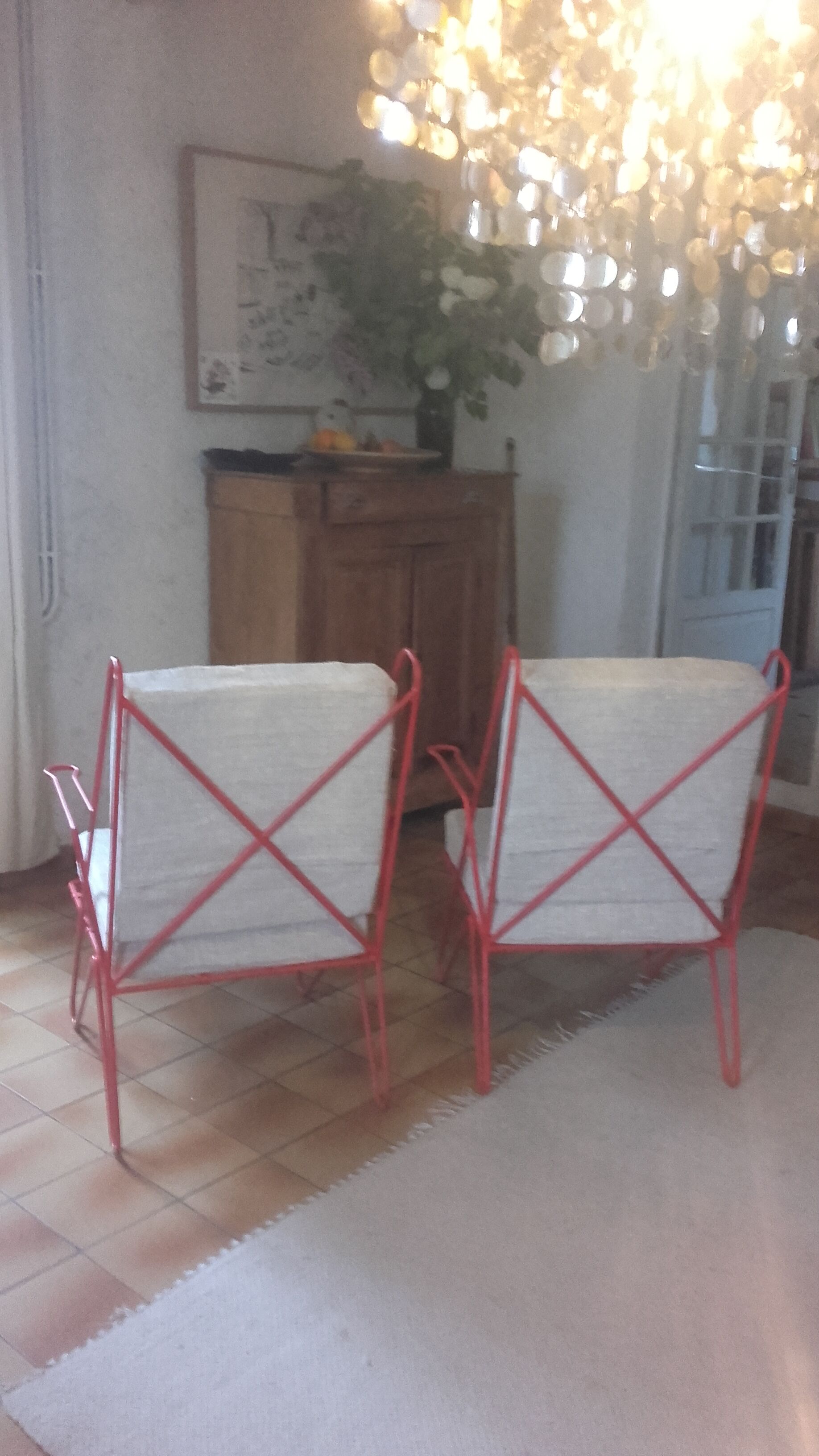 Pair of 50s armchairs