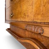 An art deco Italian chest of drawers, Italy 1950s