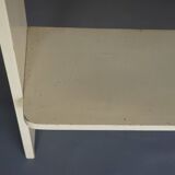 A Dutch wooden 1940s shelving unit in Modernist style