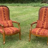 Pair of Voltaire armchairs