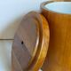 Vintage varnished solid blond wood box