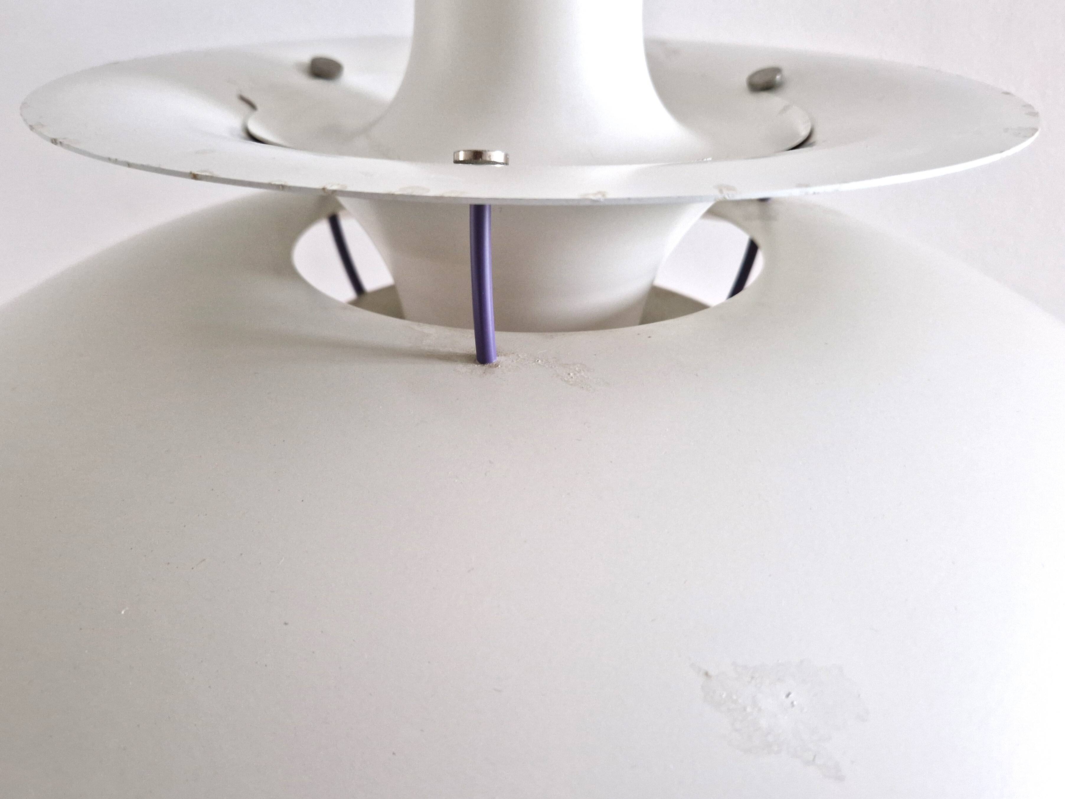 White PH5 pendant light by Poul Henningsen for Louis Poulsen, Denmark