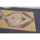 Vintage Turkish Hand-Knotted Wool Cotton Yellow Runner Rug 81x204