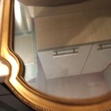 Golden vintage mirror