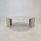 Italian Teardrop Shaped Marble Coffee Table, 1980s
