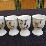 8 porcelain egg cups