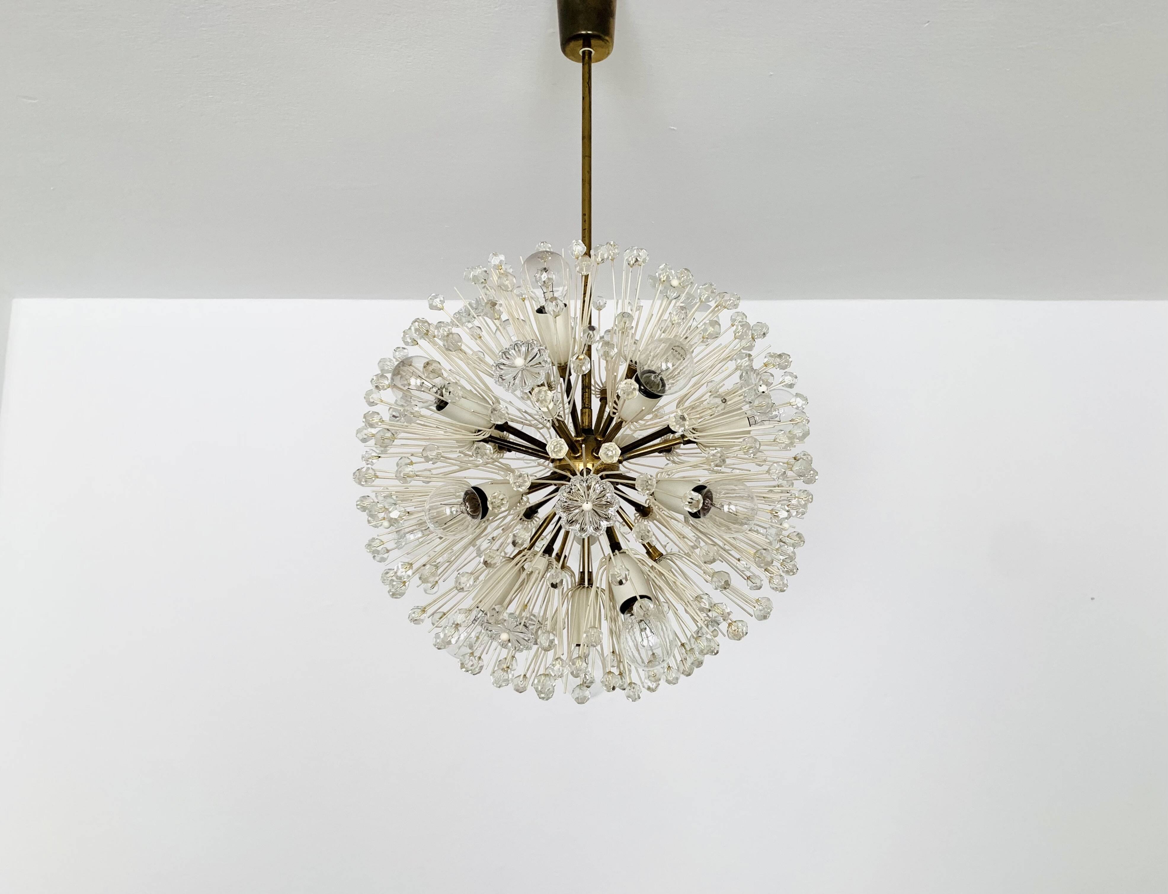 Dandelion Chandelier par Emil Stejnar pour Rupert Nikoll