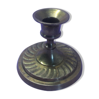 Brass candle holder for fine candle