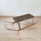 Old wooden and metal sled