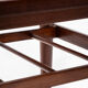 Coffee table with an openwork shelf