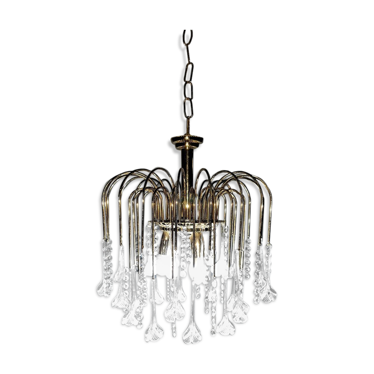 Vintage Murano Waterfall Chandelier