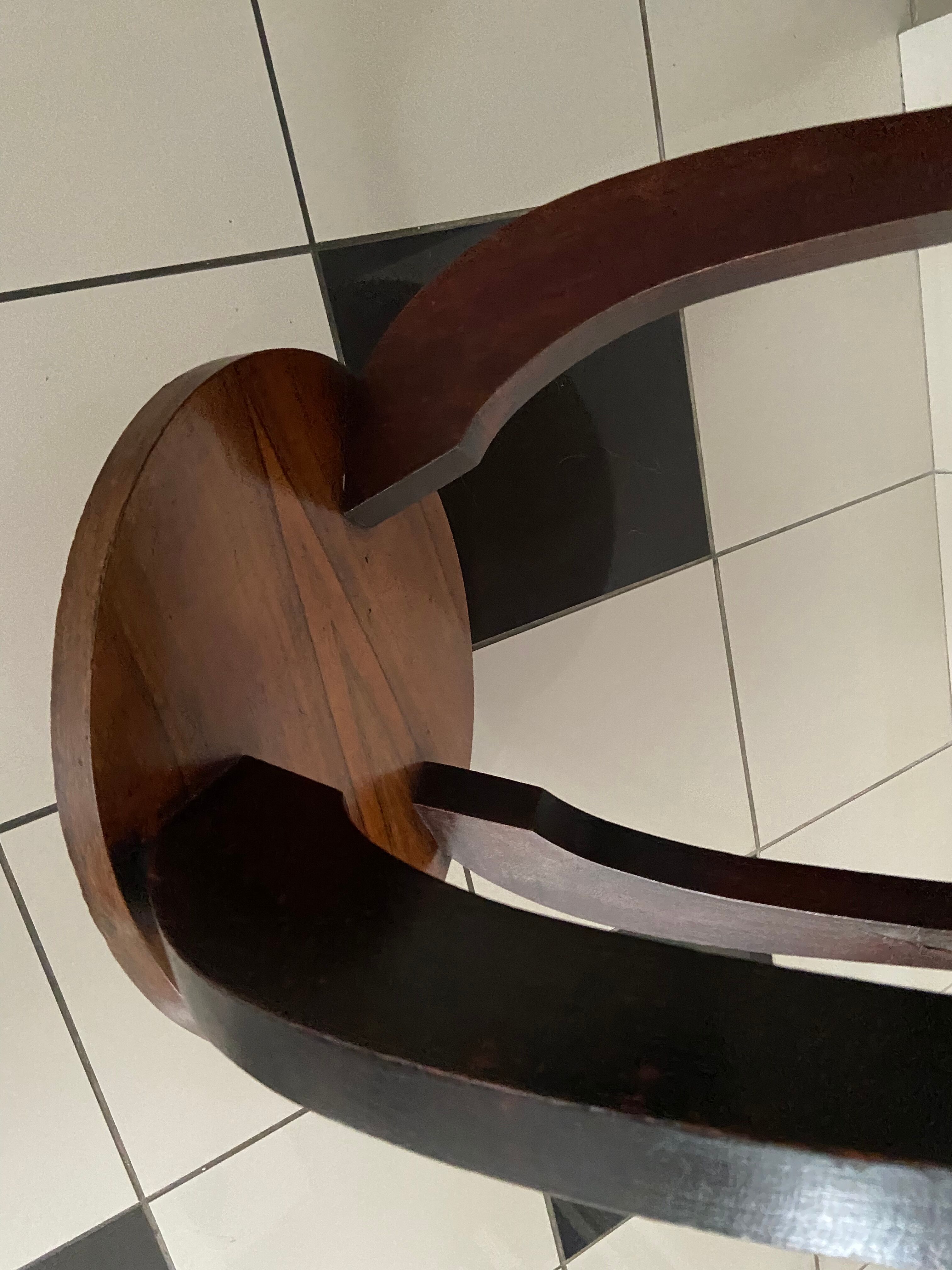 Art Deco pedestal table