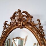 Old oval mirror 88x55cm
