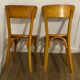 Baumann Pair of authentic chairs bistro chair Parisian furniture