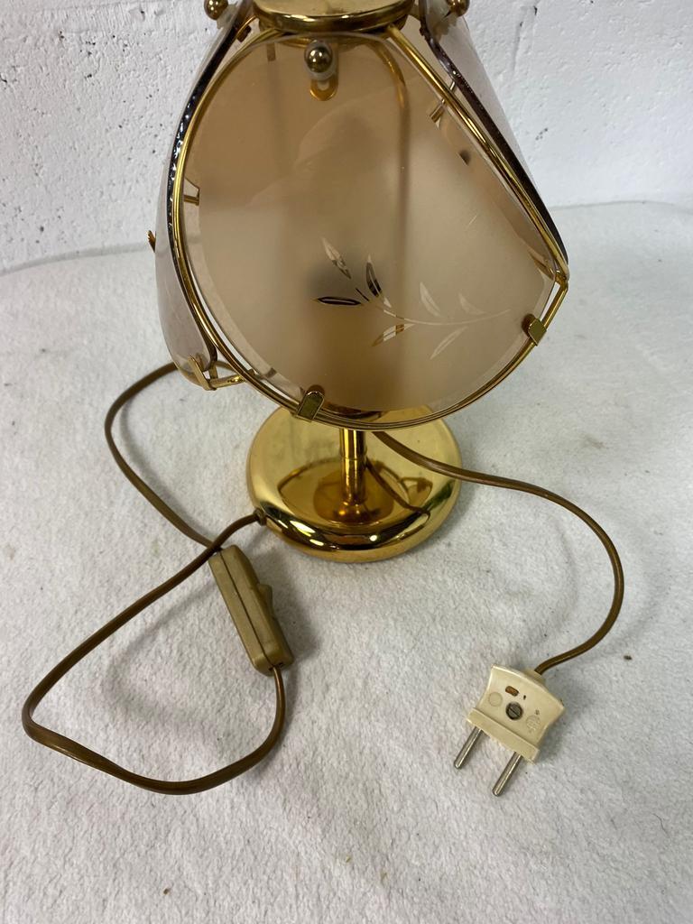 Vintage lamp 'golden' / table lamp / night light