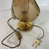 Lampe vintage dorée de table