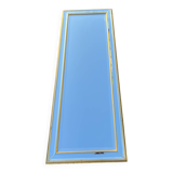 Louis XVI style gilded glazing bead mirror