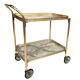 Brass Regency style serving table