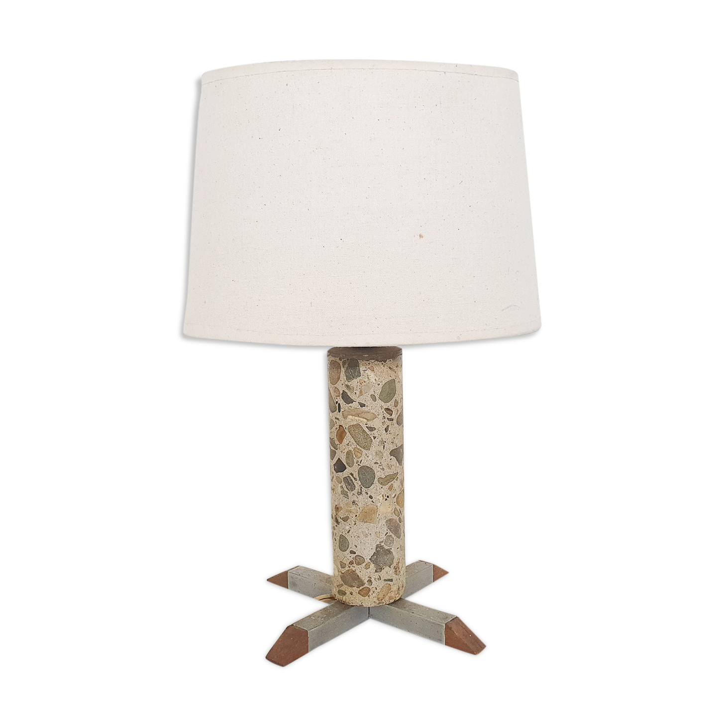 Stone table light, France, 1960's