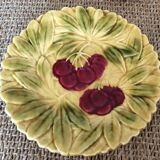 3 assiettes barbotine
