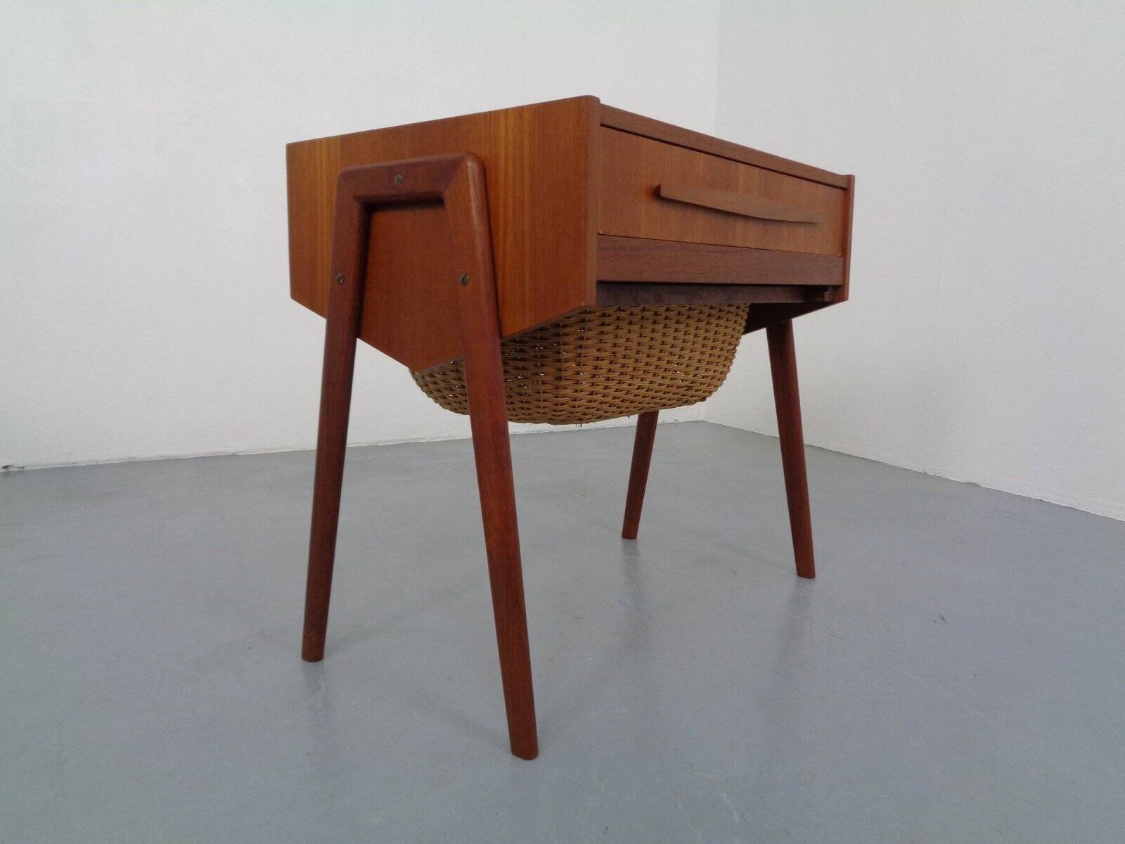 Danish Teak Sewing Box, 1960s
