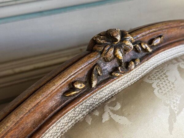 Paire de grandes bergères Louis XV estampillée Nicolas Quinibert Foliot, Paris XVIIIème siècle