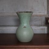 Vintage Accolay Vase, Celadon Green Ceramic Vase, Flower Pot