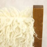 pair of fur chairs for chalet