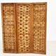 Paravent / roomdevider en bois et bambou