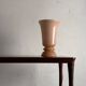 Nude milk glass table lamp | Sweden | 1960s