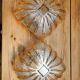Duo of glass sconces
