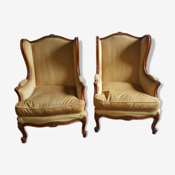 Pair of ear bergere Chair