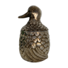 Italian ice bucket, brass duck by Mauro Manetti