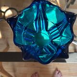 Vintage Cobalt Blue Glass Vase by Jacques – Edelweiss Label, 1970s