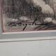 A very beautiful old drawing depicting a hilly landscape rendered in graphite.