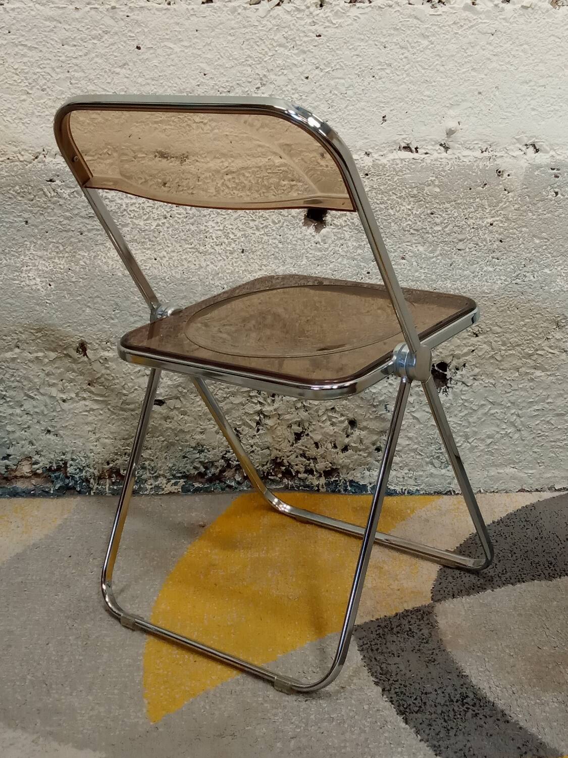 Pair of Plia chairs by Giancarlo Piretti for Castelli