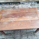 Old wooden table - (farm? Drapery?)